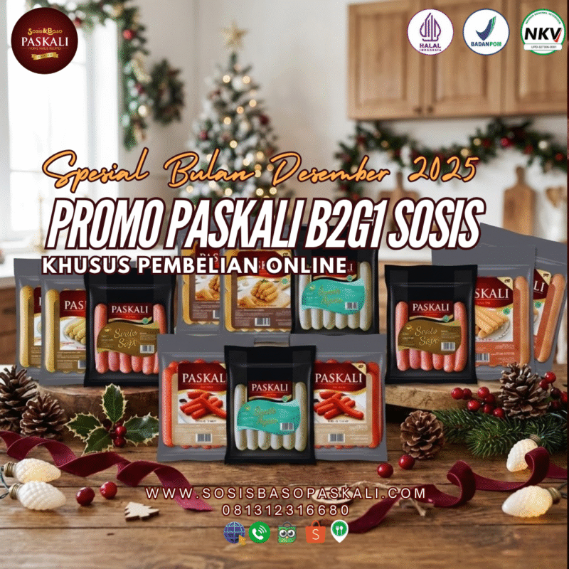 Promo Paskali B2G1 Sosis, Spesial Bulan Desember 2025