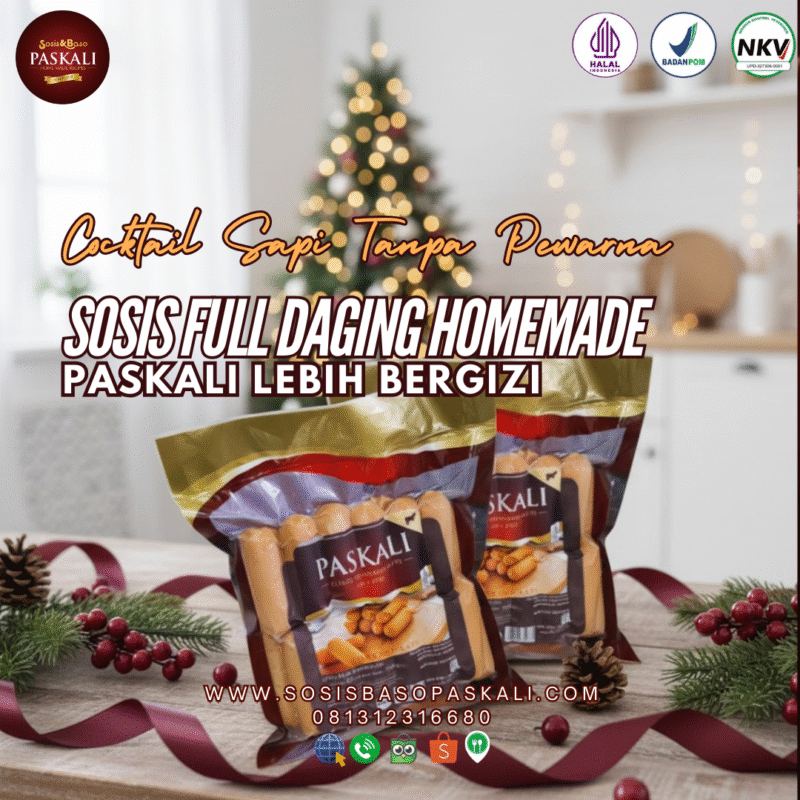Sosis Full Daging Homemade, Paskali Lebih Bergizi