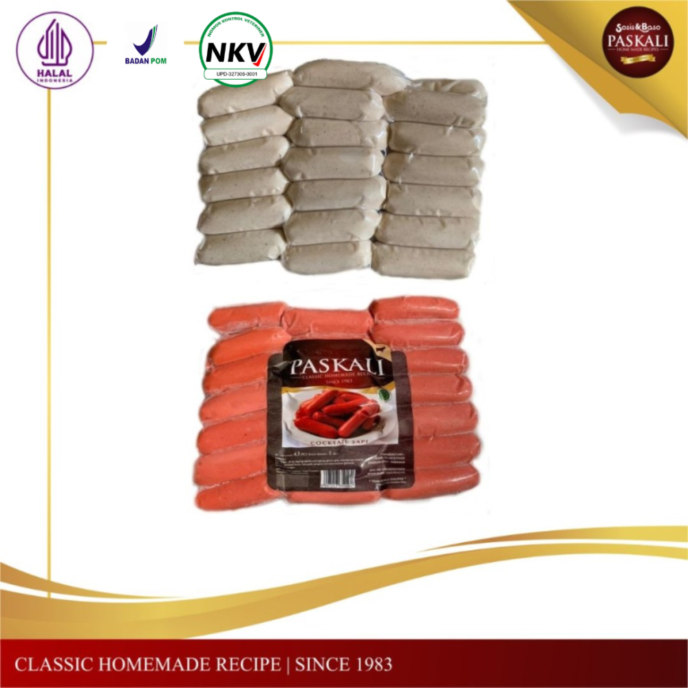 Paskali Pack - Cocktail Ayam 1000 gram, Cocktail Sapi 1000 gram