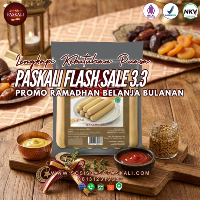 Paskali Flash Sale 3.3, Promo Ramadhan Belanja Bulanan